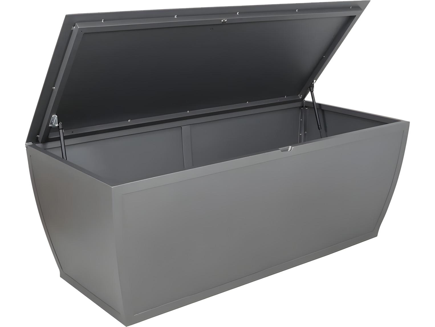 Castelle Largo Smooth Aluminum Rectangular Coffee Storage Table