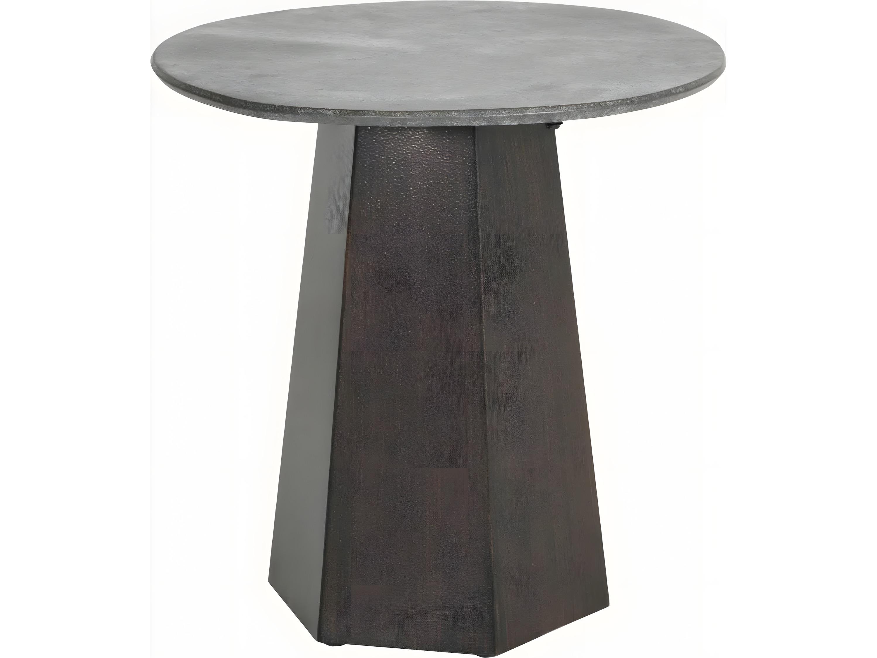 Castelle Nicoya Cast Aluminum Elliptical Occasional Table