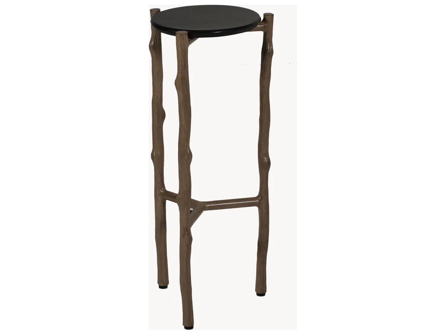 Castelle Twig Aluminum Round Drink Table