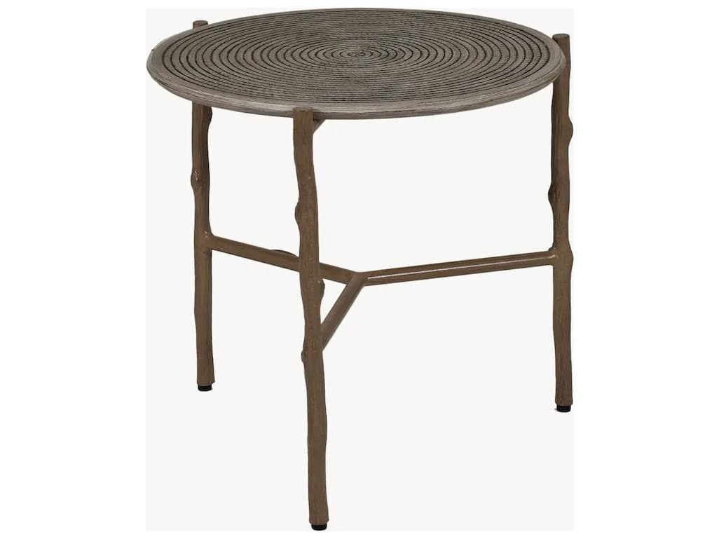 Castelle Twig Aluminum Round Outdoor Coffee Table