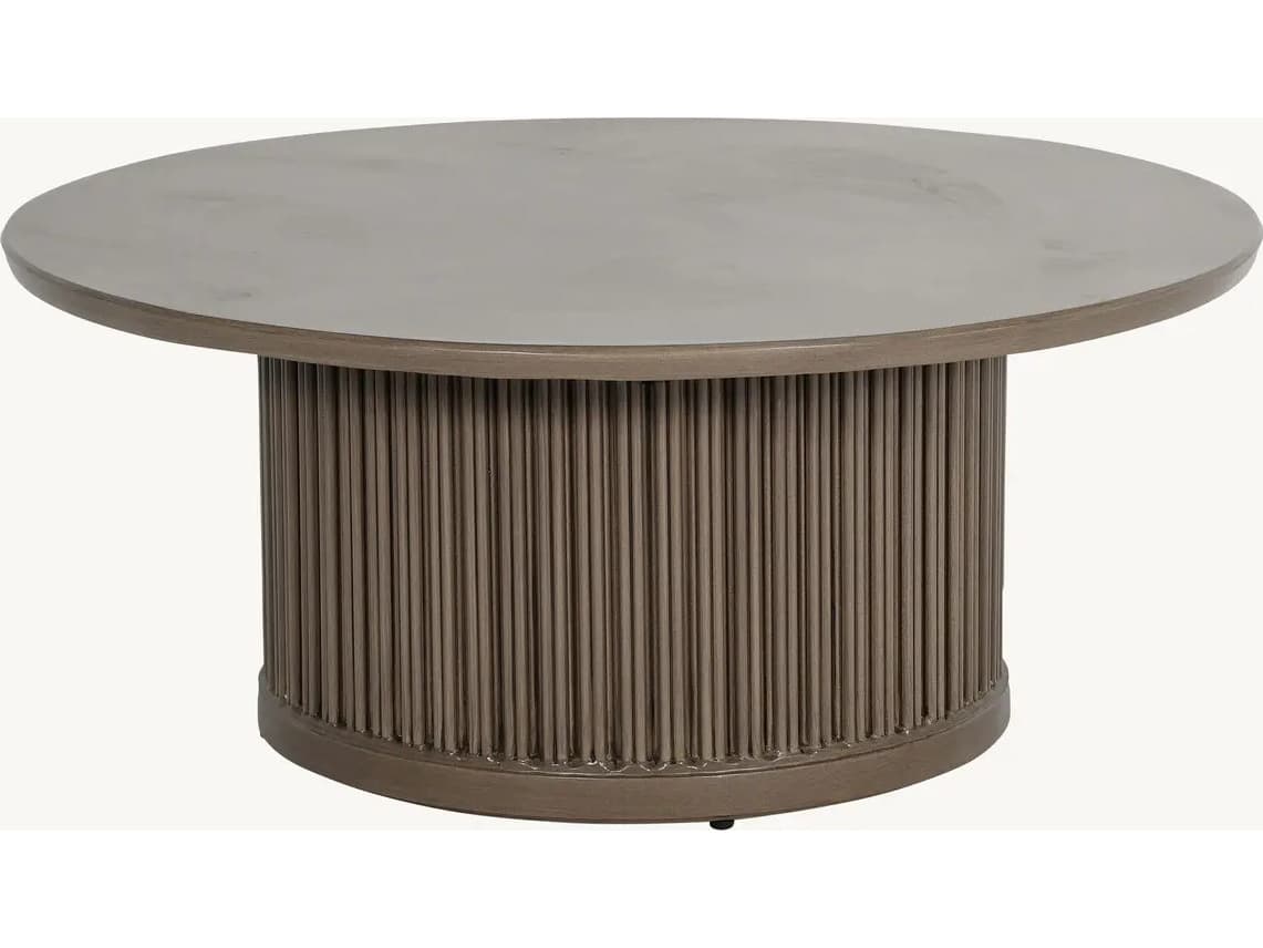 Castelle Samara Aluminum 32" Round Coffee Table