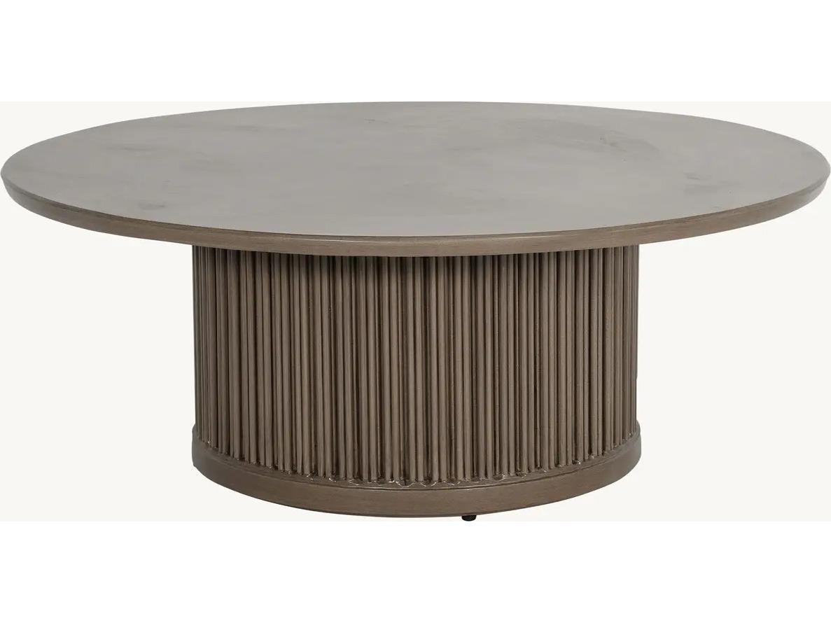 Castelle Samara Aluminum 42" Round Coffee Table
