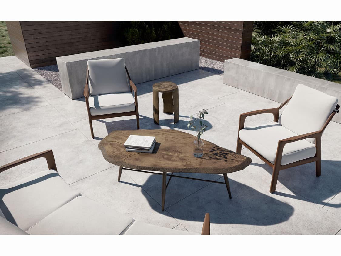 Castelle Berkeley Deep Seating Aluminum Outdoor Lounge Set