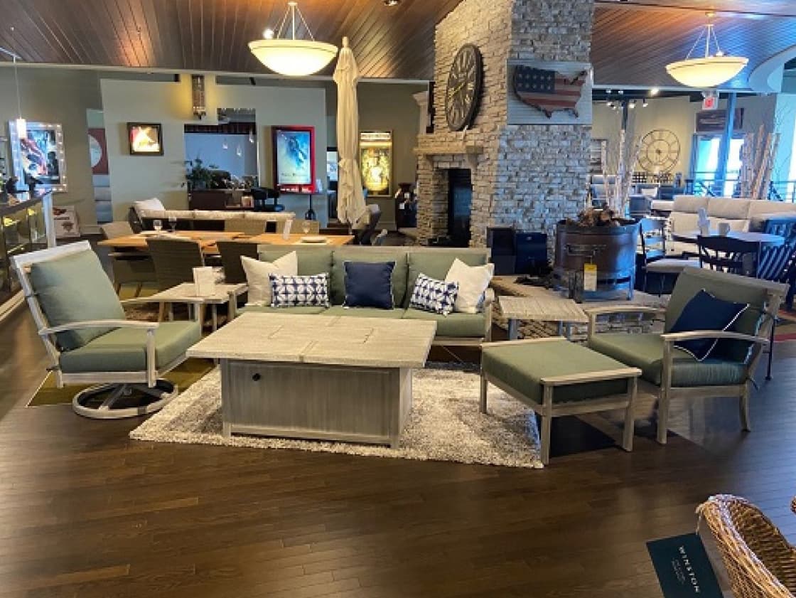 Castelle Biltmore Antler Hill Deep Seating Aluminum Outdoor Patio Lounge Set