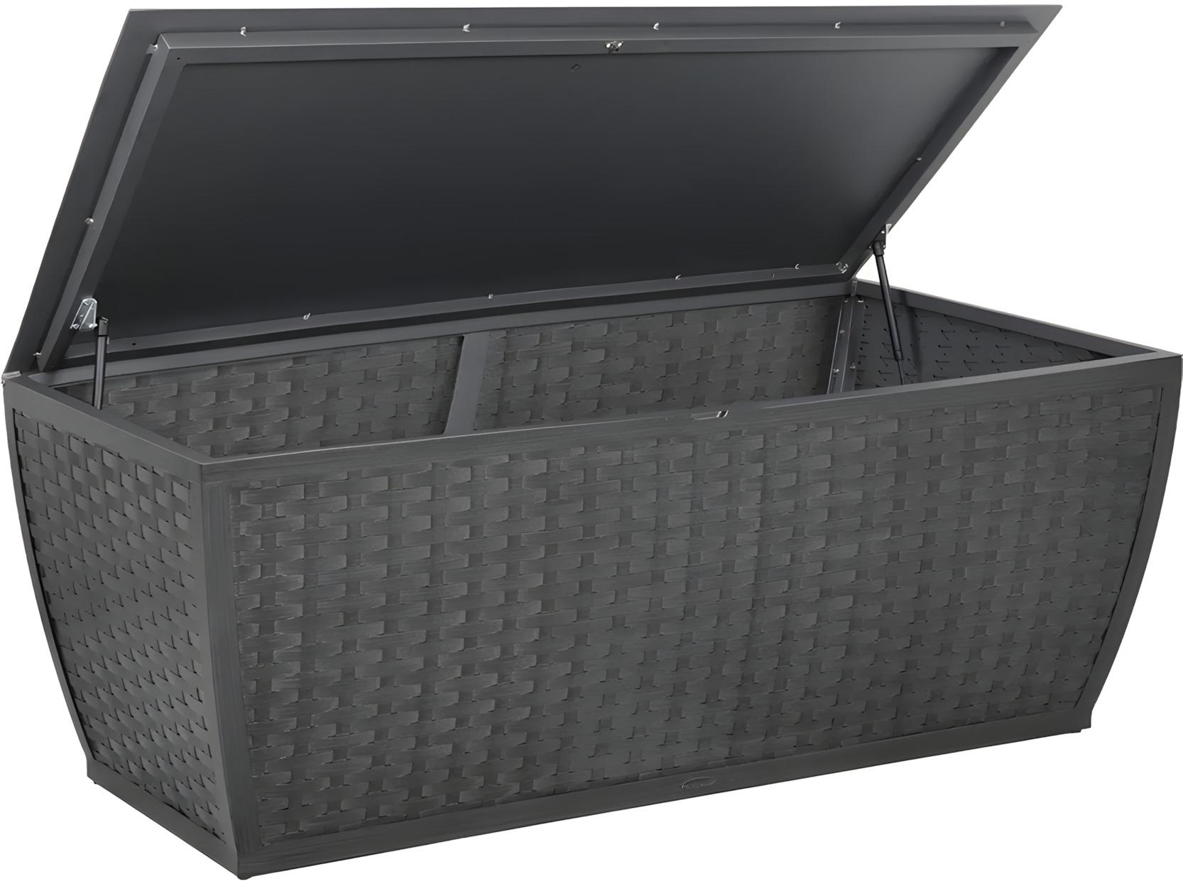 Castelle Largo Woven Aluminum Rectangular Coffee Storage Table