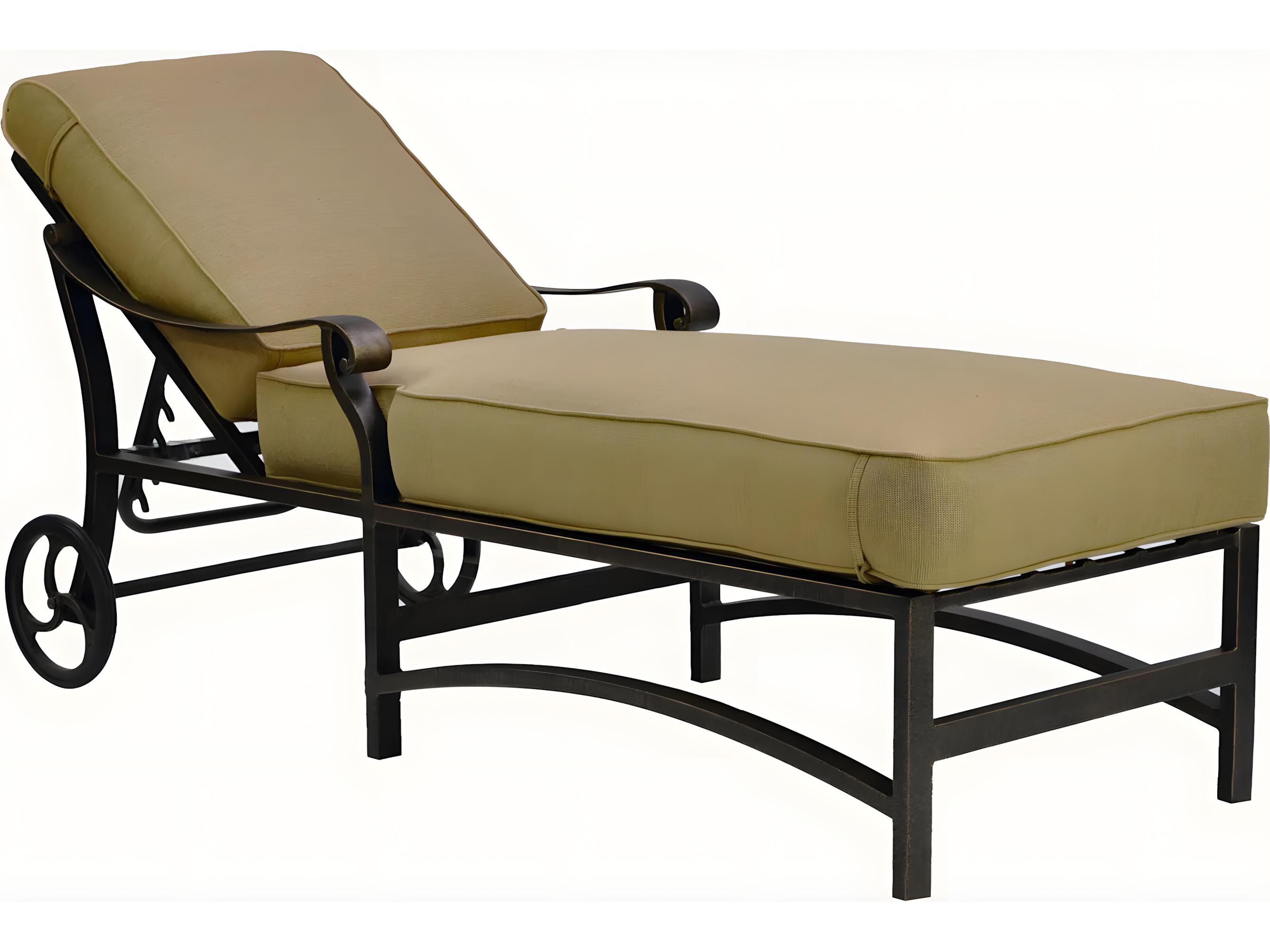 Castelle Madrid Adjustable Chaise Lounge Set Replacement Cushions