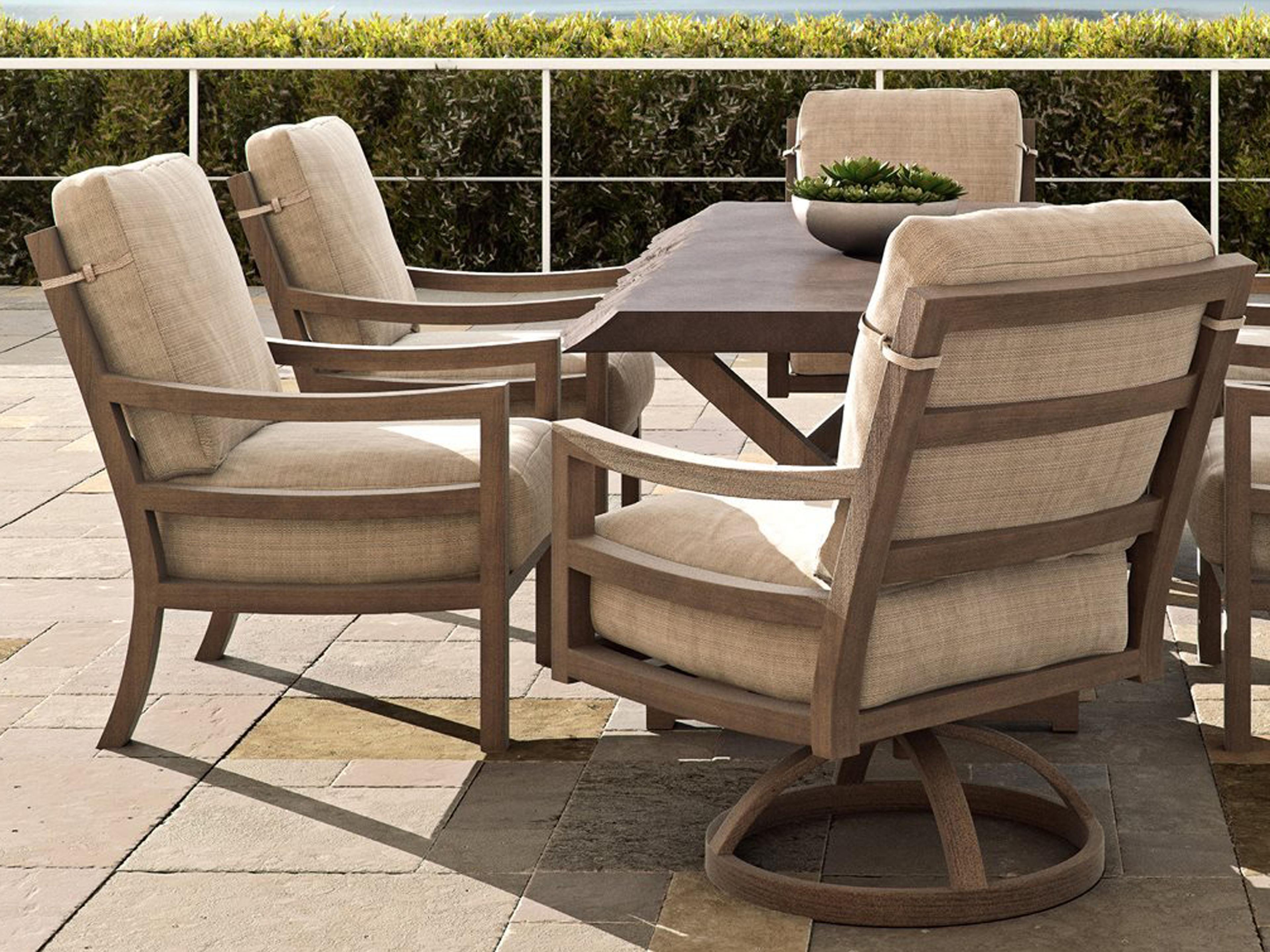 Castelle Roma Cushion Aluminum Patio Dining Set