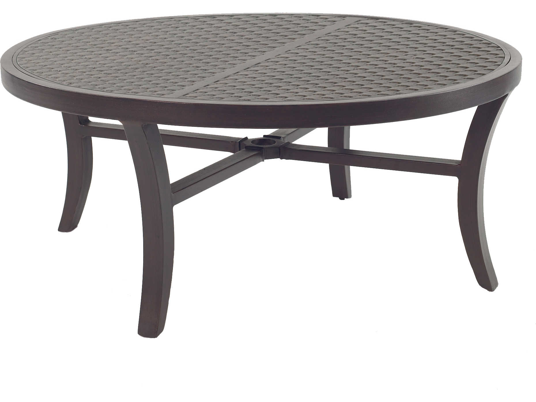 Castelle Classical Cast Aluminum Round Outdoor Coffee Table