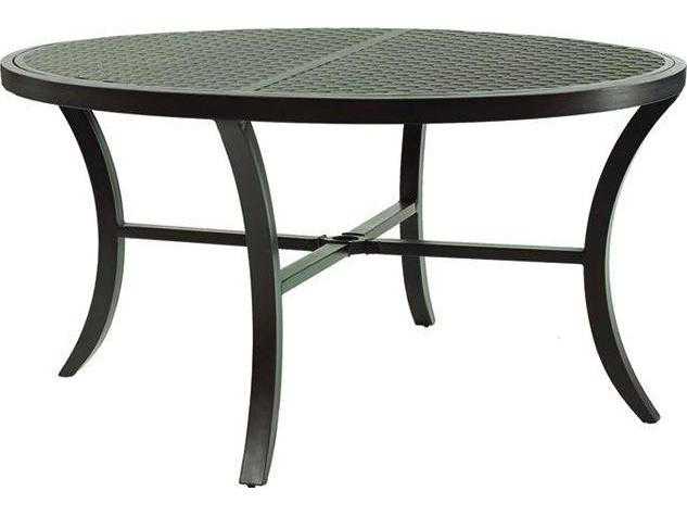 Castelle Classical Cast Aluminum Round Patio Dining Table