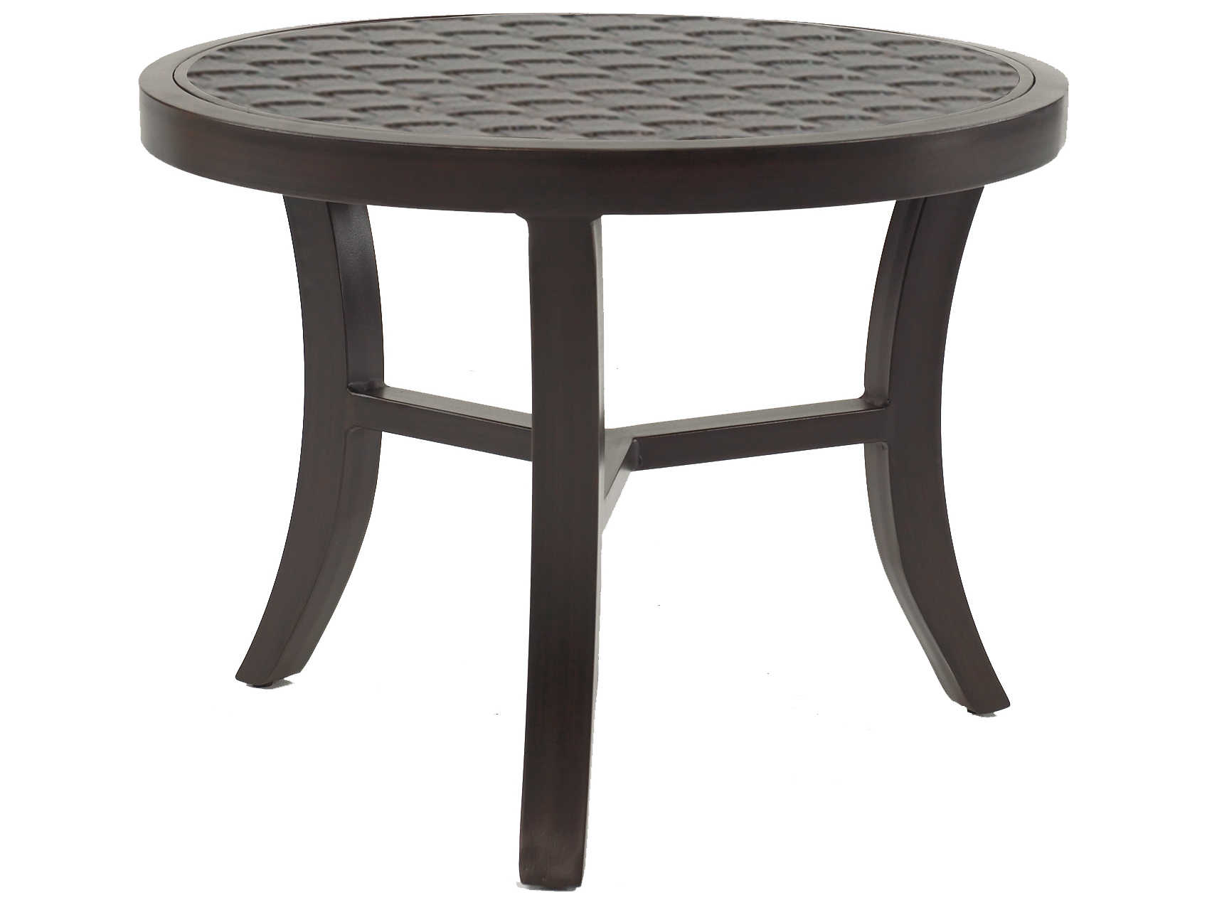 Castelle Classical Cast Aluminum - Round Occasional Table