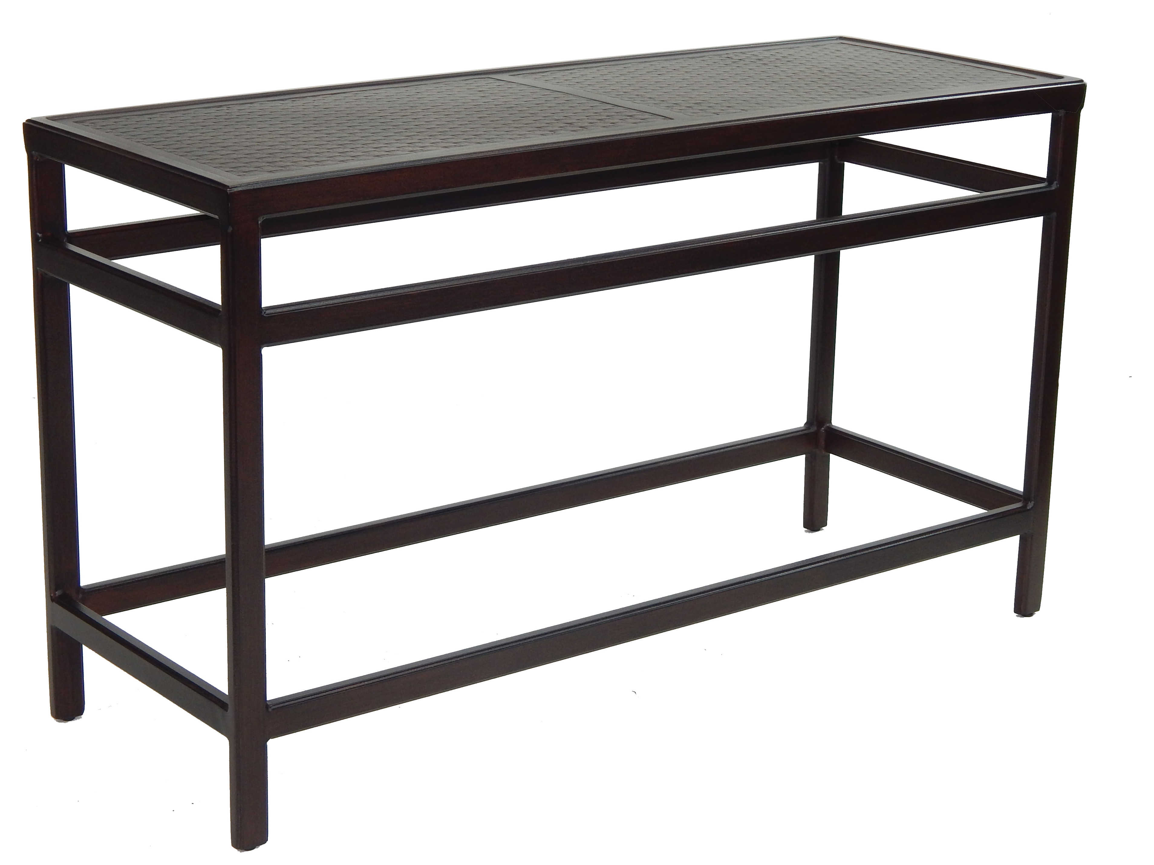 Castelle Classical Cast Aluminum Rectangular Outdoor Patio Console Table