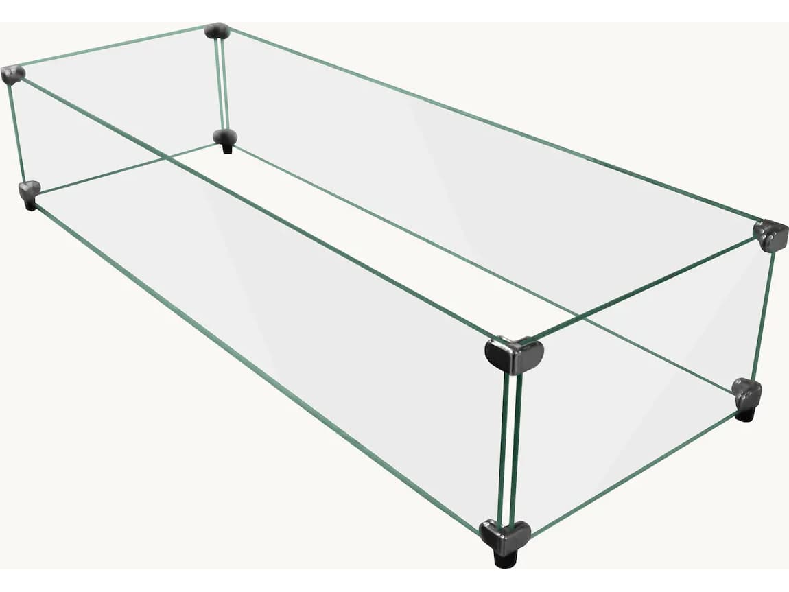 Castelle Rectangular Wind Guard for 32'' x 48'' Firepits