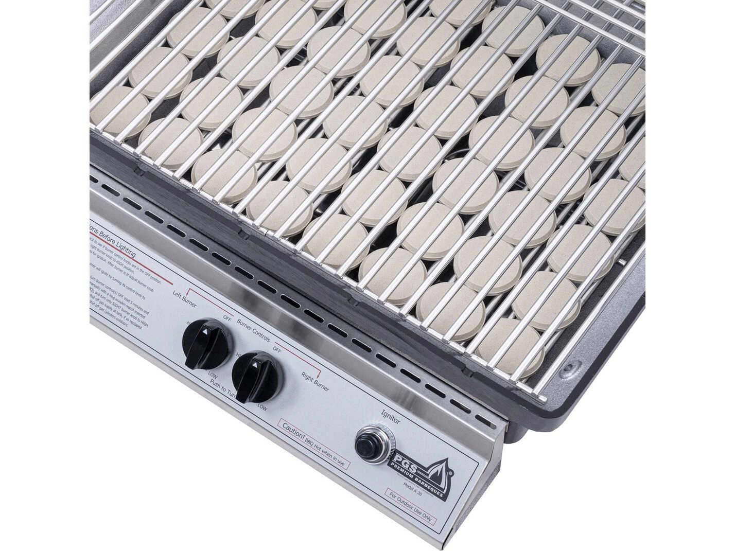 PGS A Series Cast Aluminum Black Liquid Propane Gas Grill