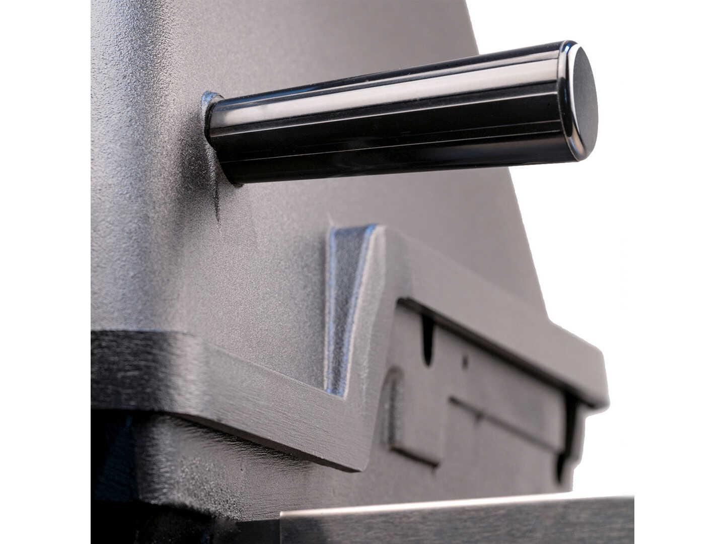 PGS Grills A30 Series Cast Aluminum Black Natural Gas BBQ Grill Head with Shelf