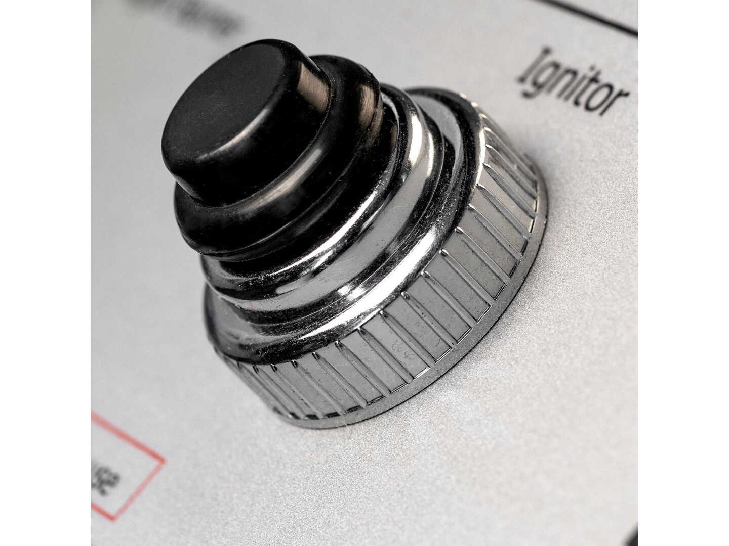 PGS Grills A40 Series Natural Gas Cast Aluminum Black BBQ Grill Head with Two Folding Shelves