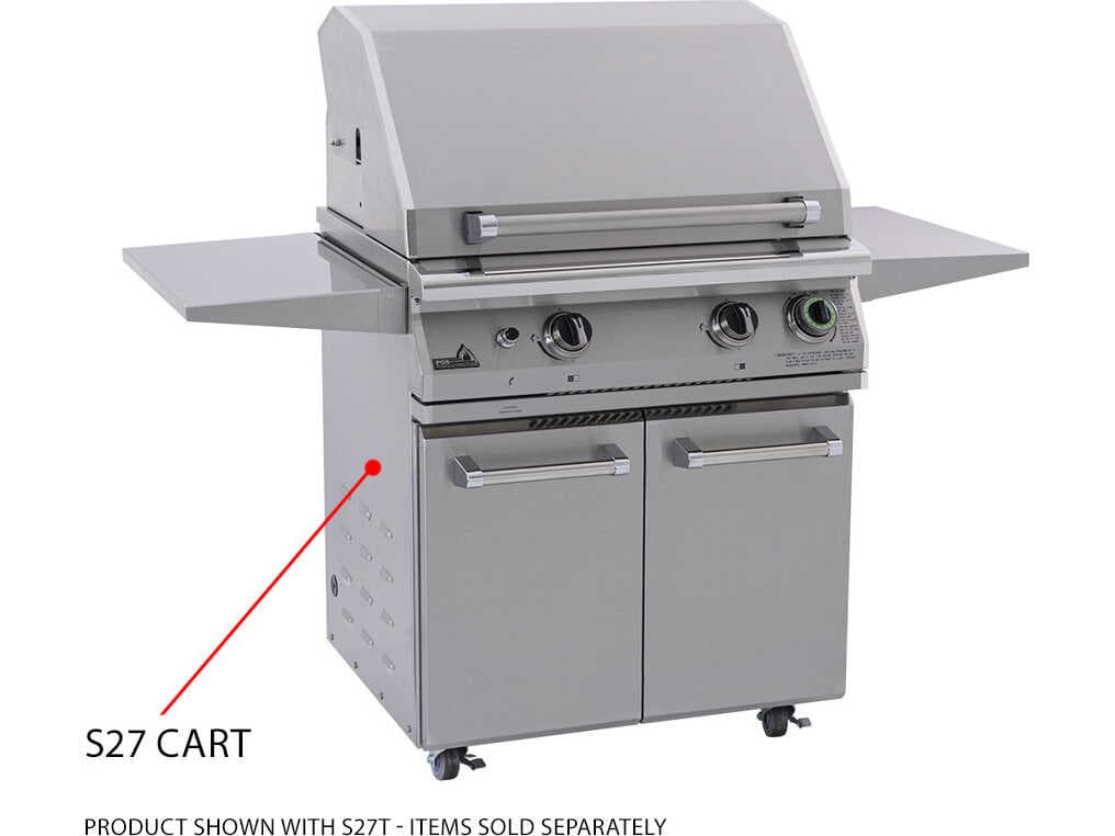 PGS Grills Legacy Stainless Steel Portable Cart for Newport Series Grills