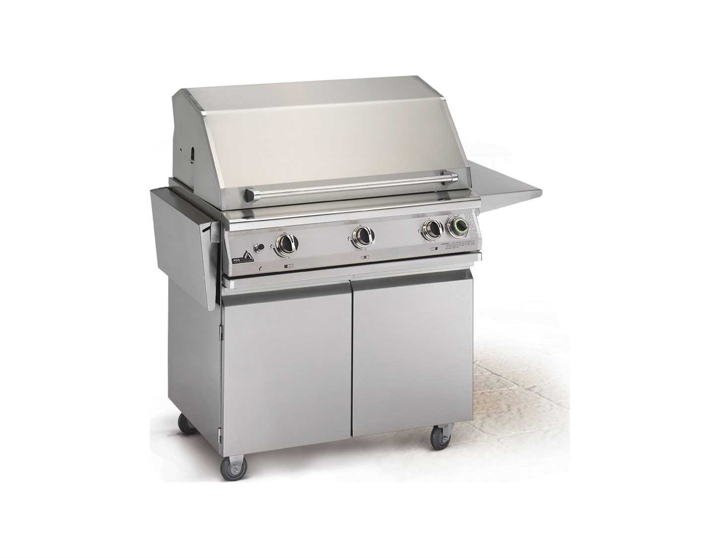 PGS Pacifica Commercial 39 Inch Built-In Propane Gas Grill With Timer