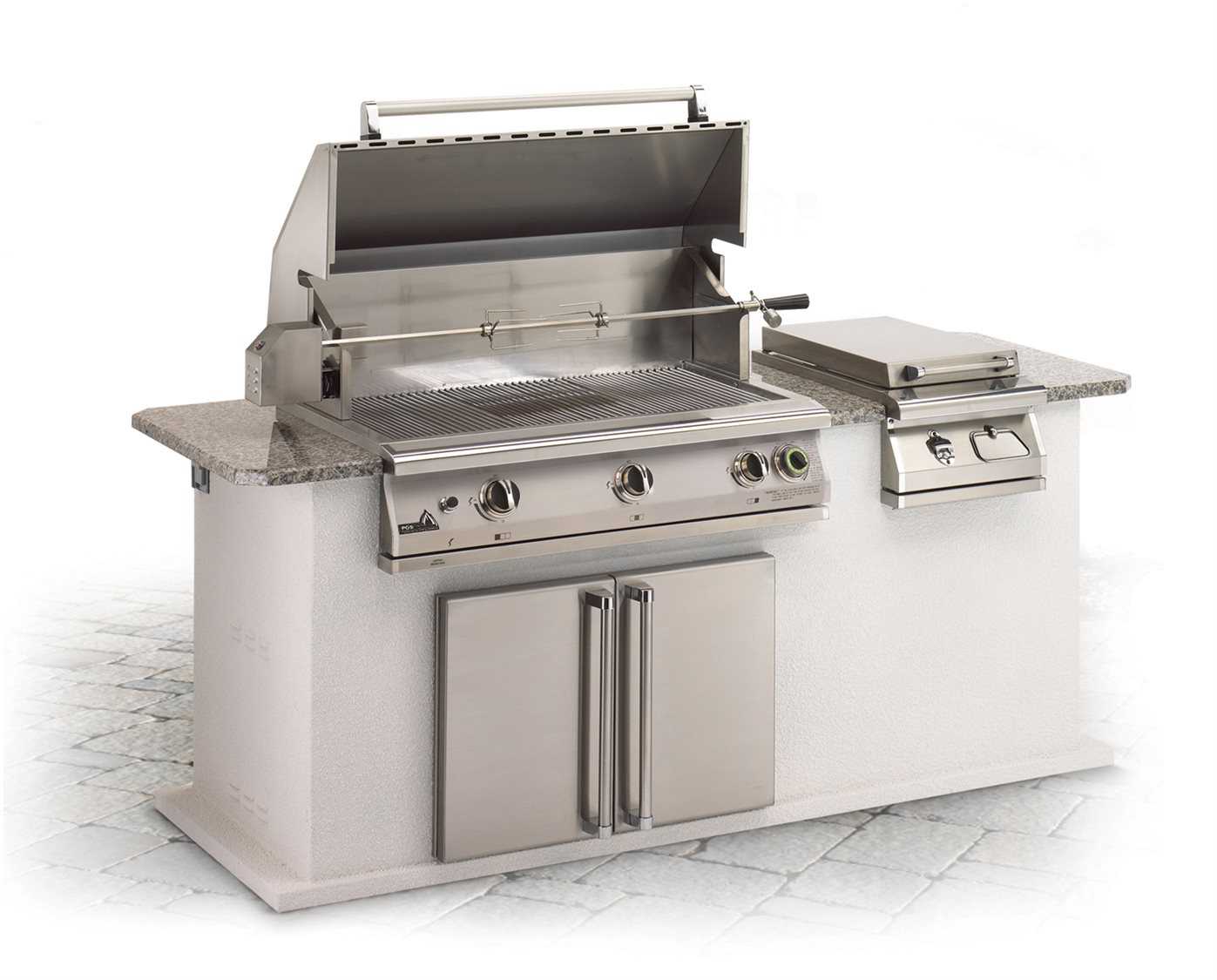 PGS Pacifica Commercial 39 Inch Built-In Natural Gas Grill With Timer