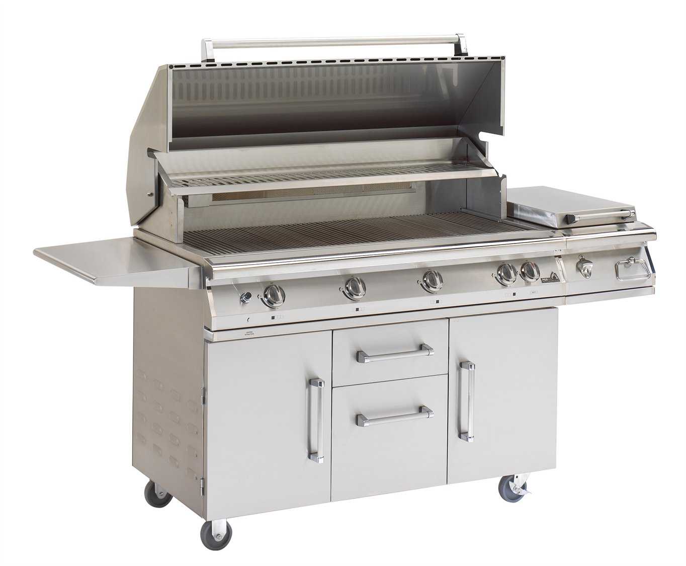 PGS Grills Legacy Big Sur Gourmet 51'' Propane BBQ Grill with Rear Burner and Rotisserie