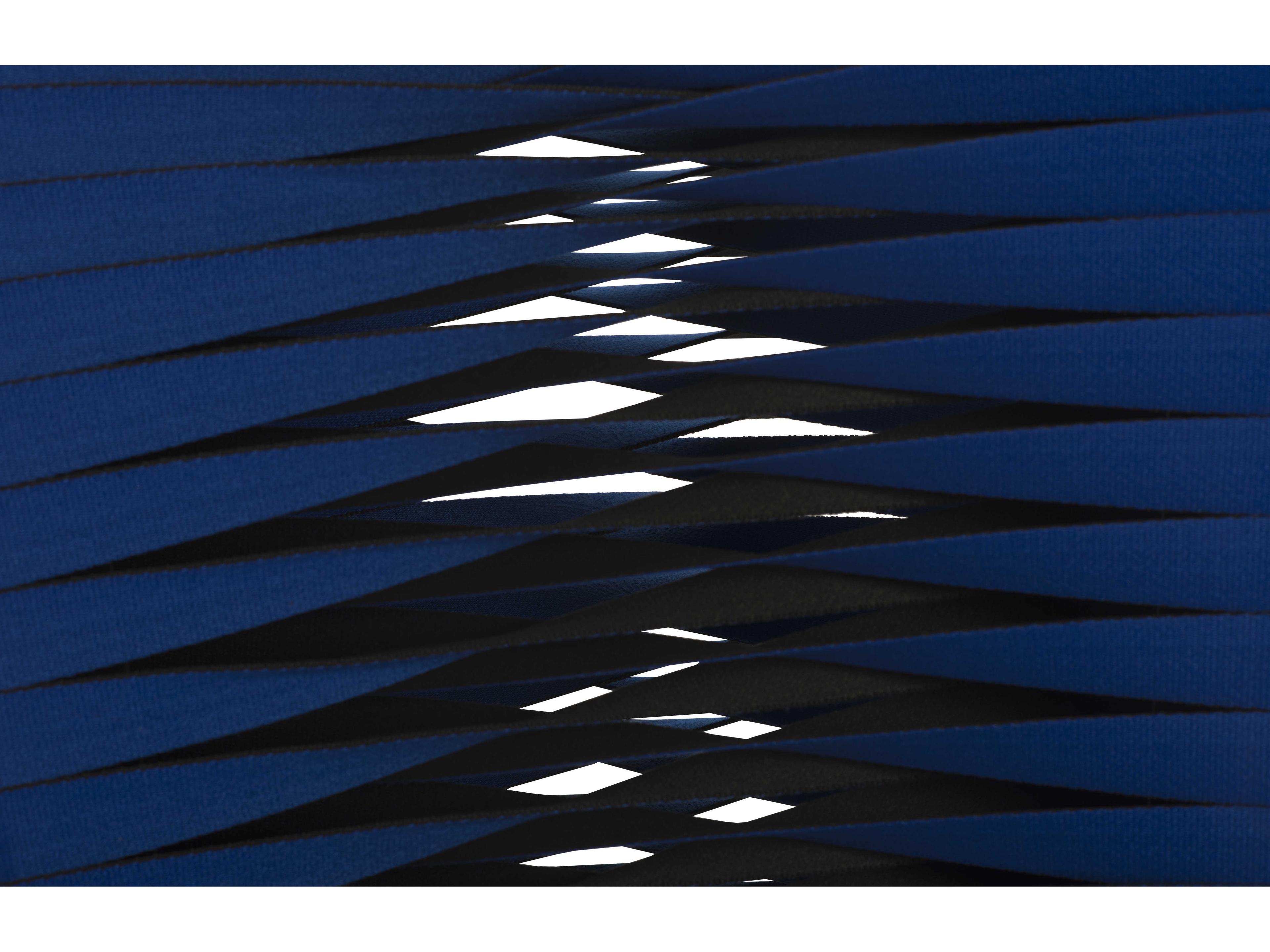 Phillips Collection Seat Belt Black Upholstered Side Dining Chair