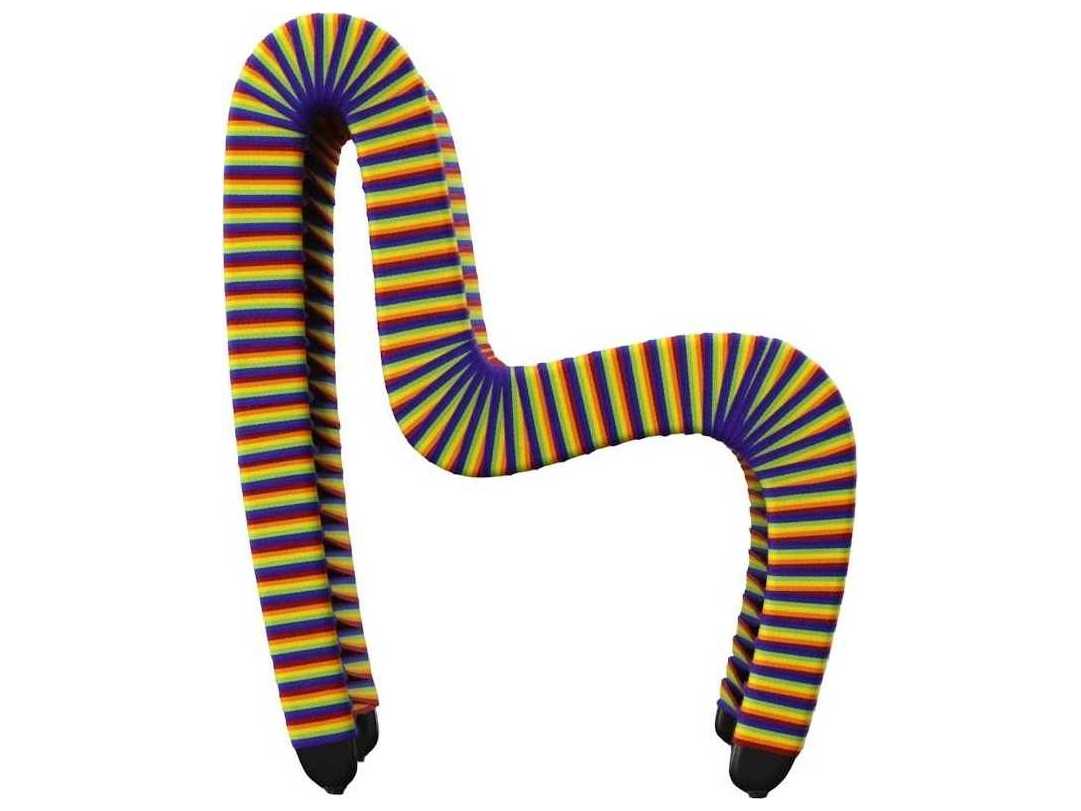 Phillips Collection Blue Upholstered Side Dining Chair