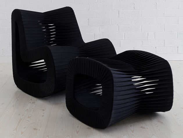 Phillips Collection Seat Belt Rocker Rocking Chair