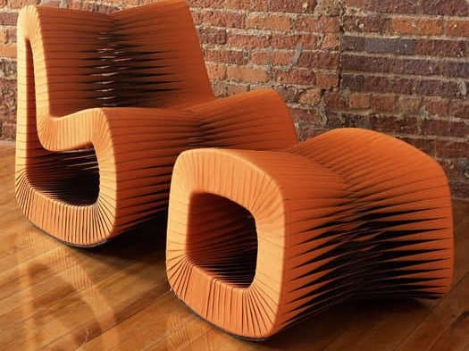 Phillips Collection Seat Belt Rocker Rocking Chair