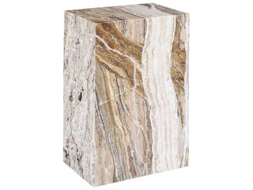 Phillips Collection Rectangular Stone Natural End Table