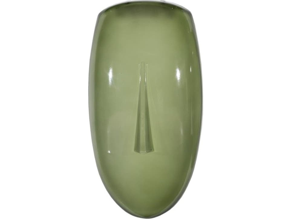 Phillips Collection Cycladic Green Concave Glass Wall Art