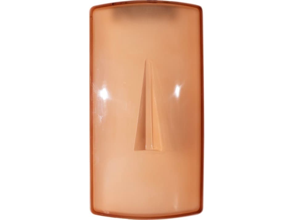 Phillips Collection Cycladic Brown Rectangle Glass Wall Art