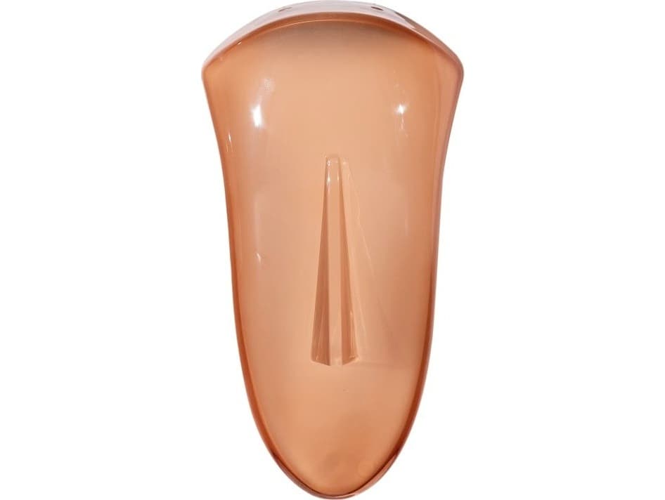 Phillips Collection Cycladic Brown Convex Glass Wall Art