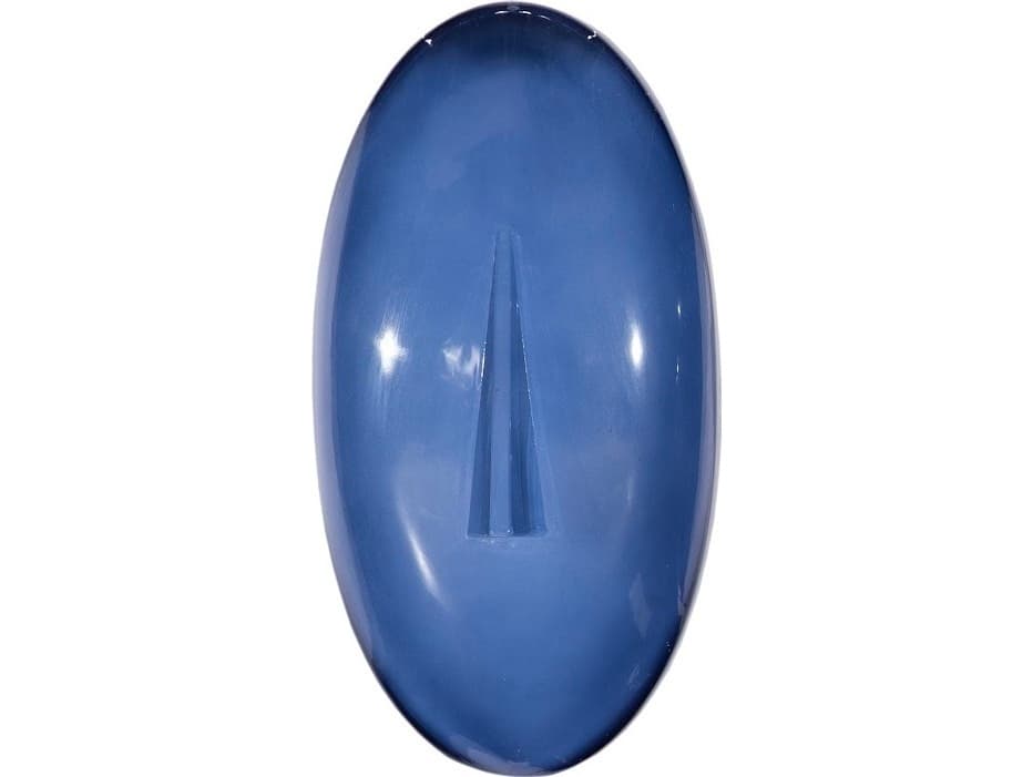 Phillips Collection Cycladic Blue Oval Glass Wall Art