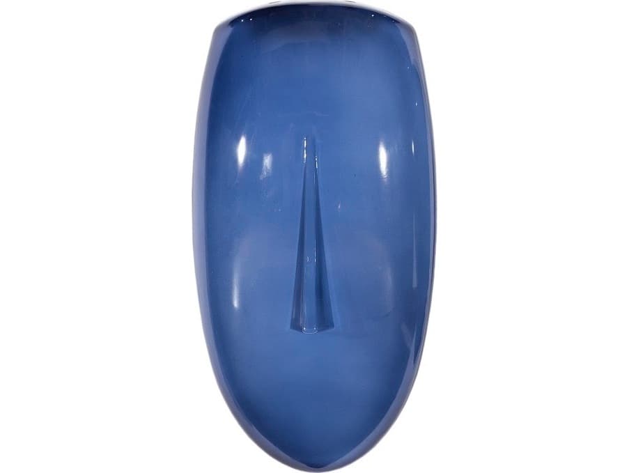 Phillips Collection Cycladic Blue Concave Glass Wall Art