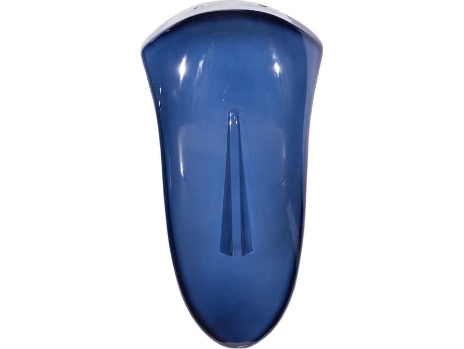 Phillips Collection Cycladic Blue Convex Glass Wall Art