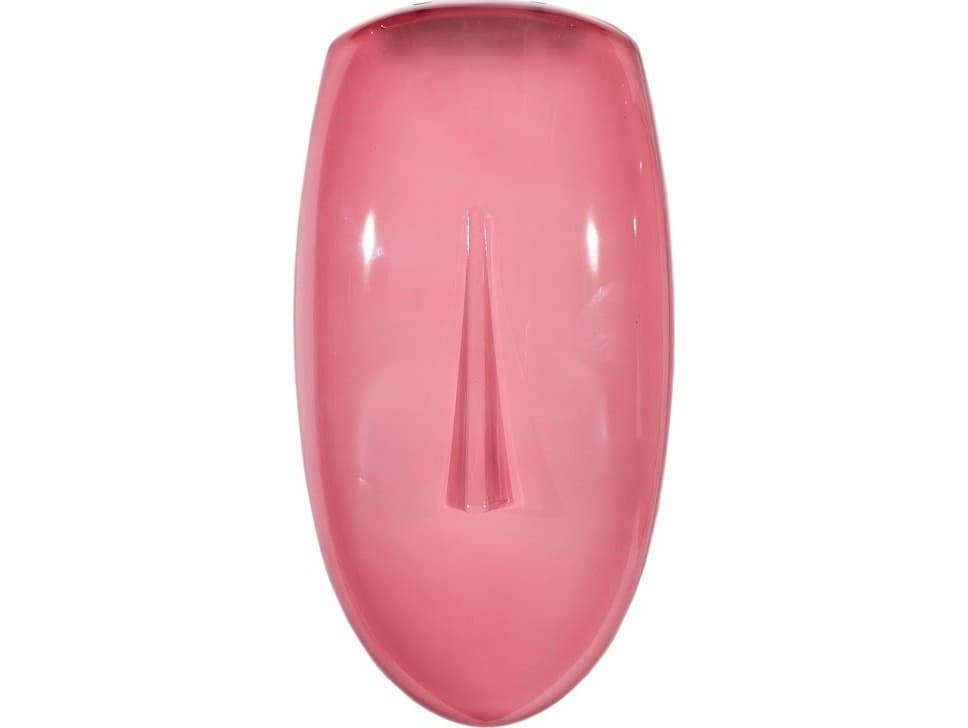 Phillips Collection Cycladic Pink Concave Glass Wall Art