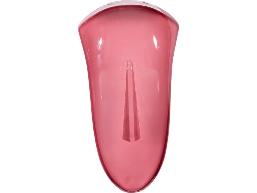 Phillips Collection Cycladic Pink Convex Glass Wall Art