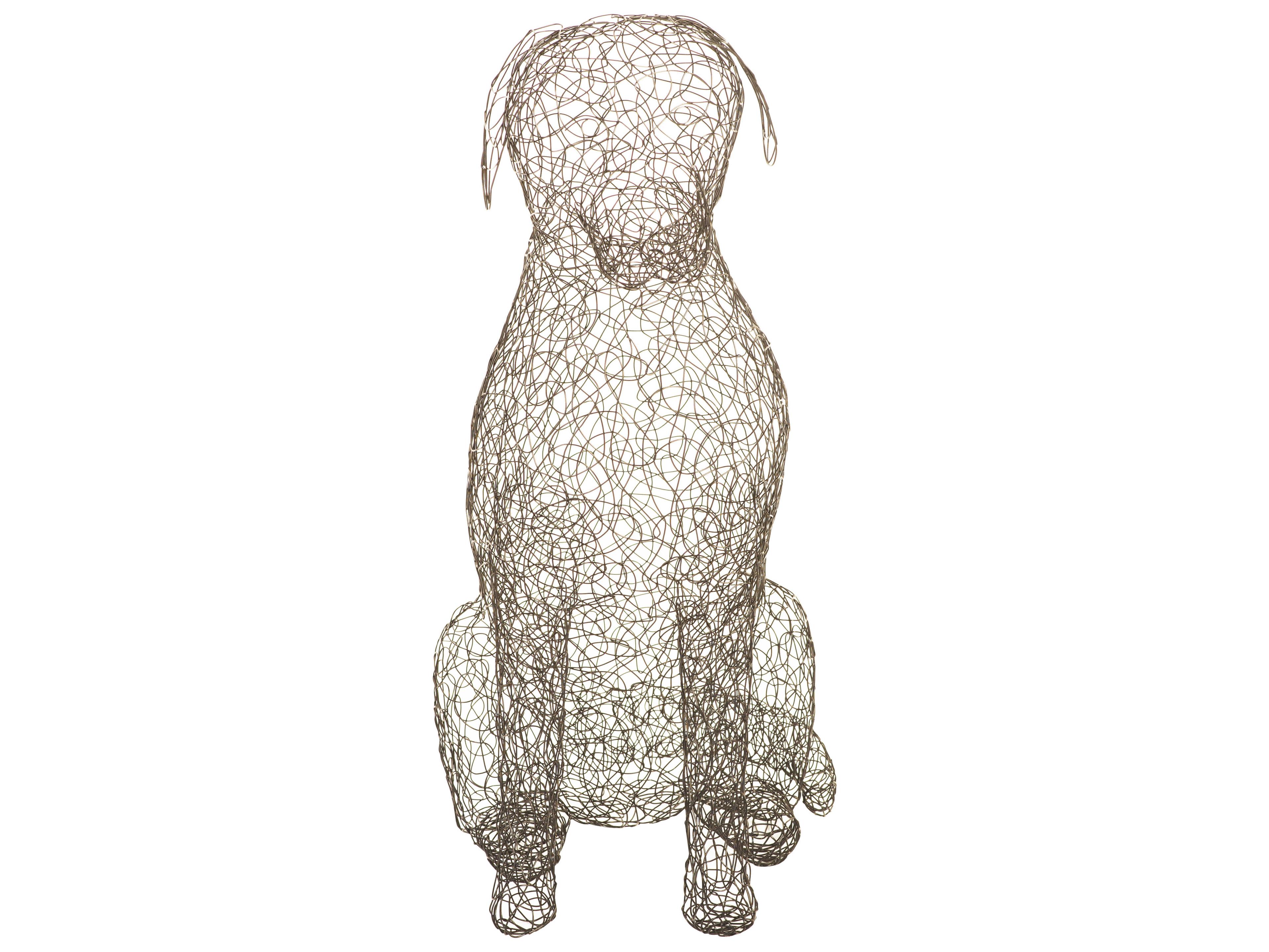 Phillips Collection Crazy Wire Black Sculpture