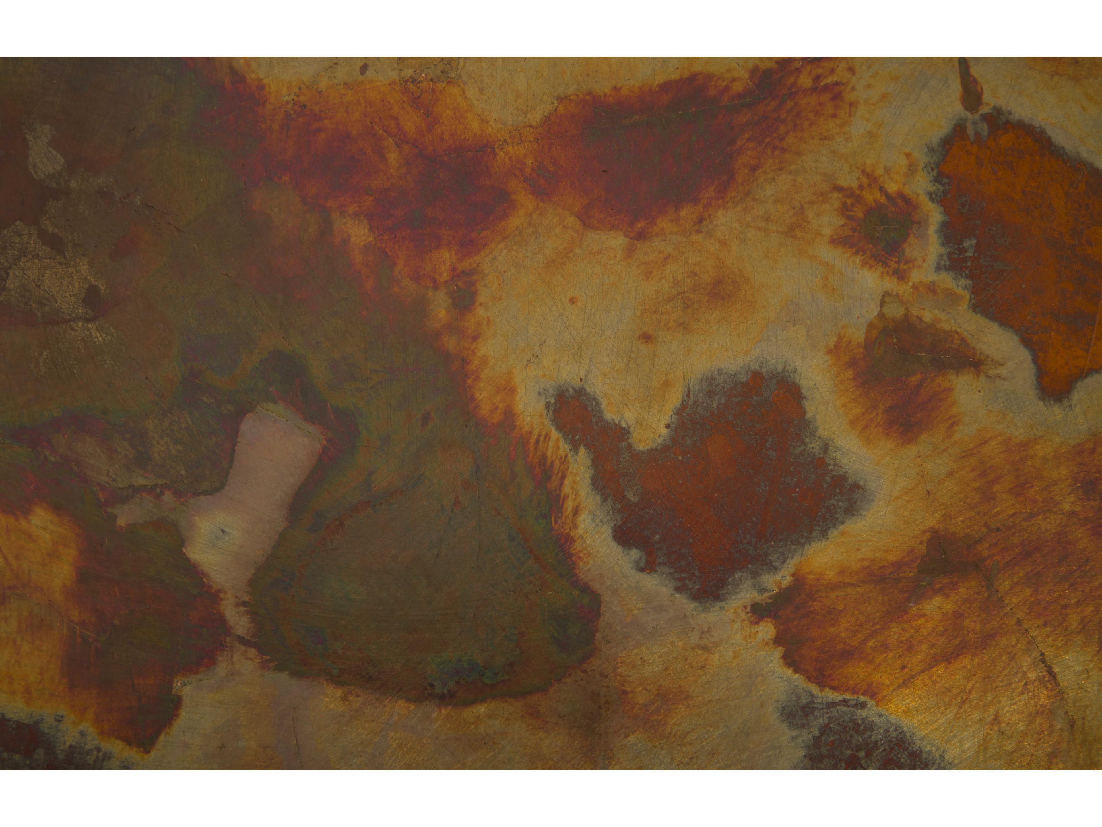 Phillips Collection Copper Acid Fiberglass Posh End Table