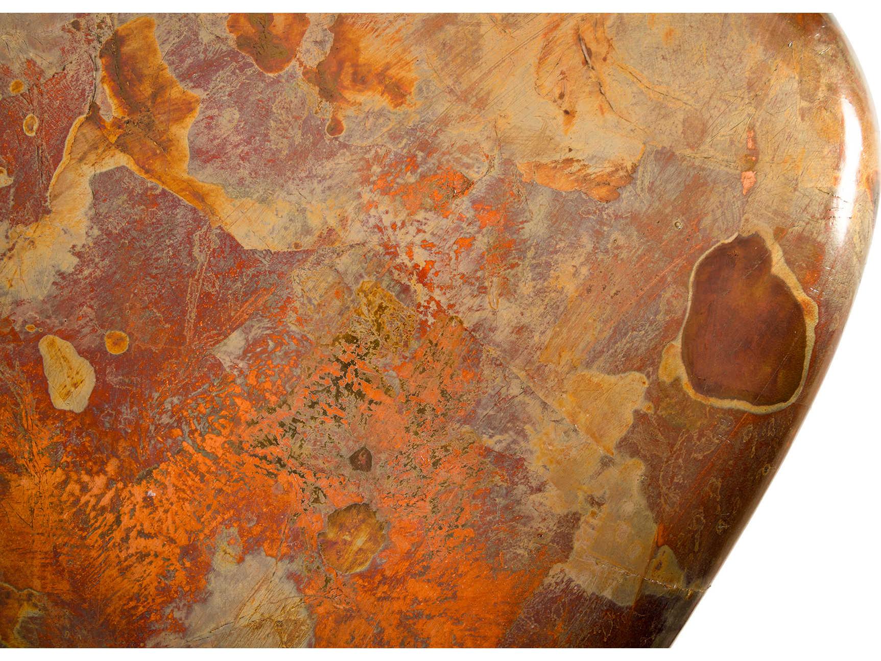 Phillips Collection Copper Acid Fiberglass Posh End Table