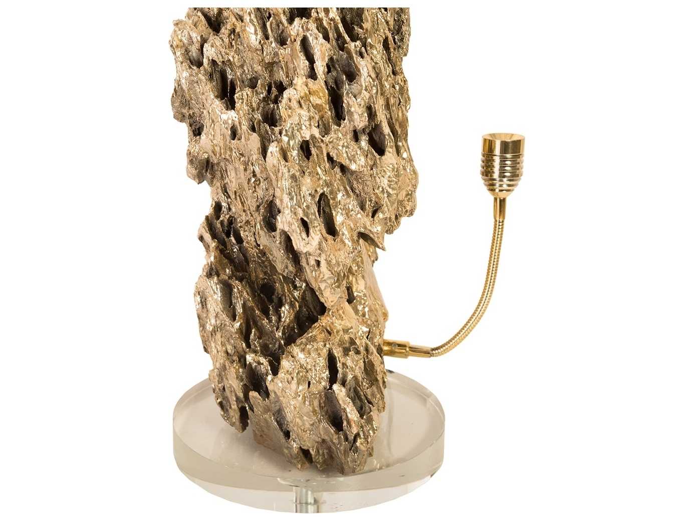 Phillips Collection Polish Brass Gold Table Lamp