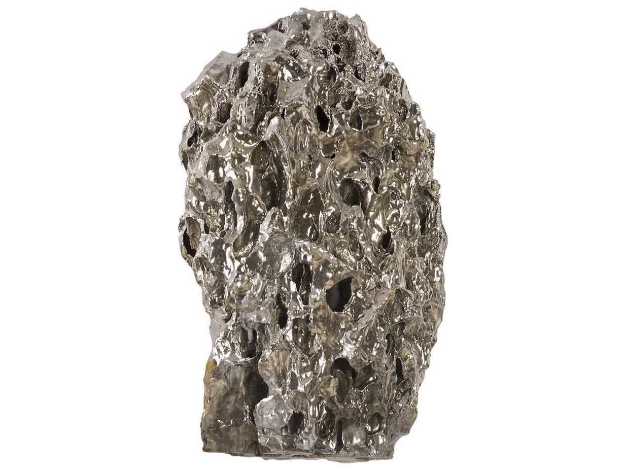 Phillips Collection Chrome Stalagmite 3D Wall Art Set of 3