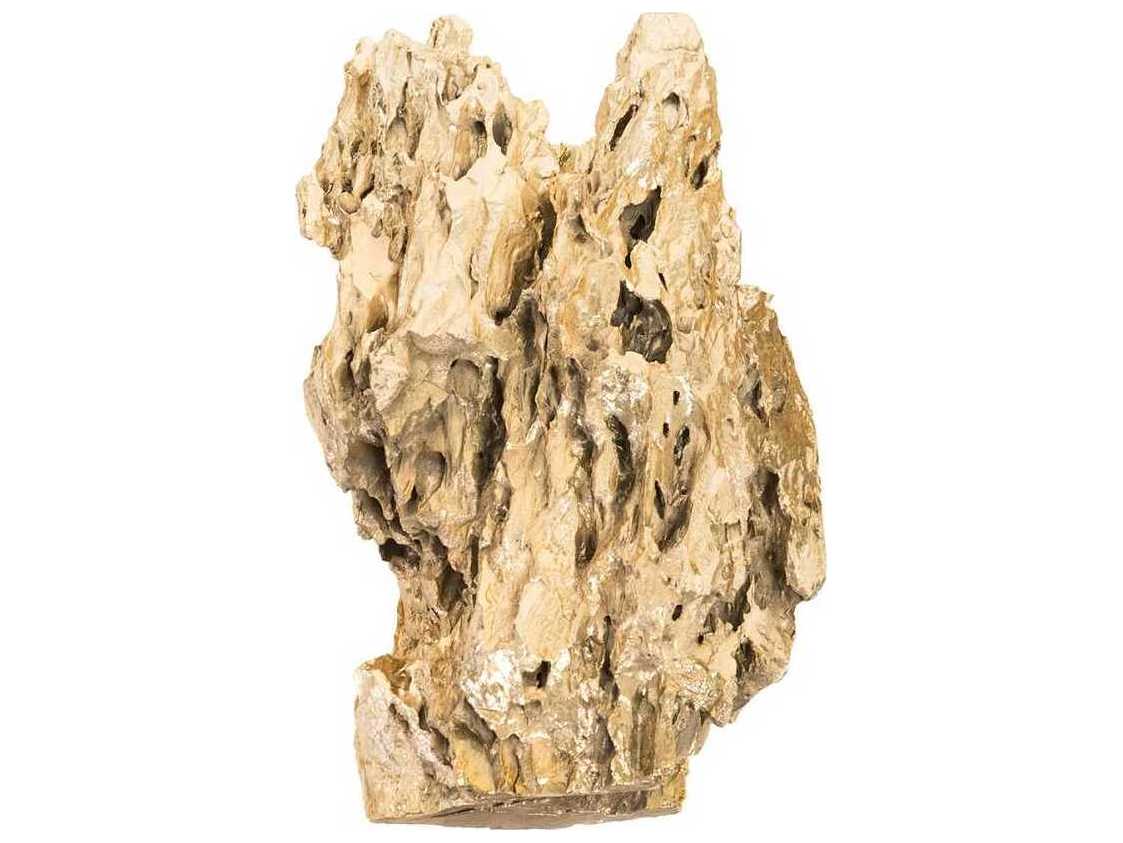 Phillips Collection Plated Brass Stalagmite 3D Wall Art Set of 3