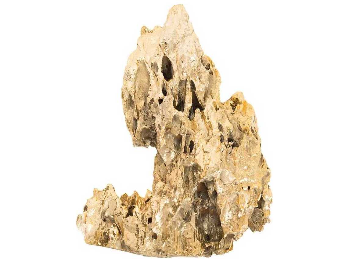 Phillips Collection Plated Brass Stalagmite 3D Wall Art Set of 3