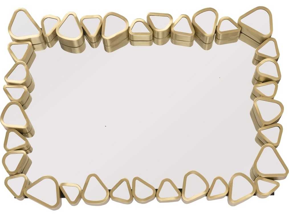 Phillips Collection Gold Rectangular Wall Mirror