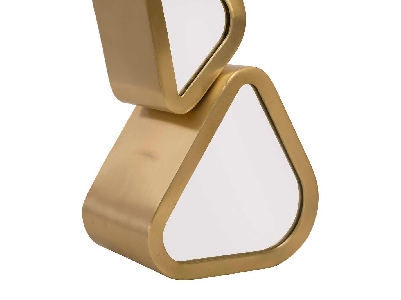 Phillips Collection Pebble Gold White Buffet Lamp