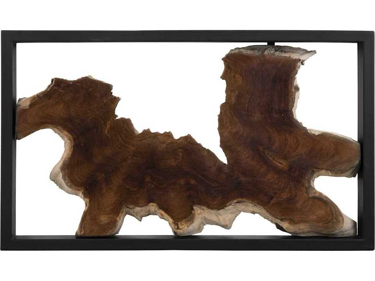 Phillips Collection Black Framed Root 3D Wall Art