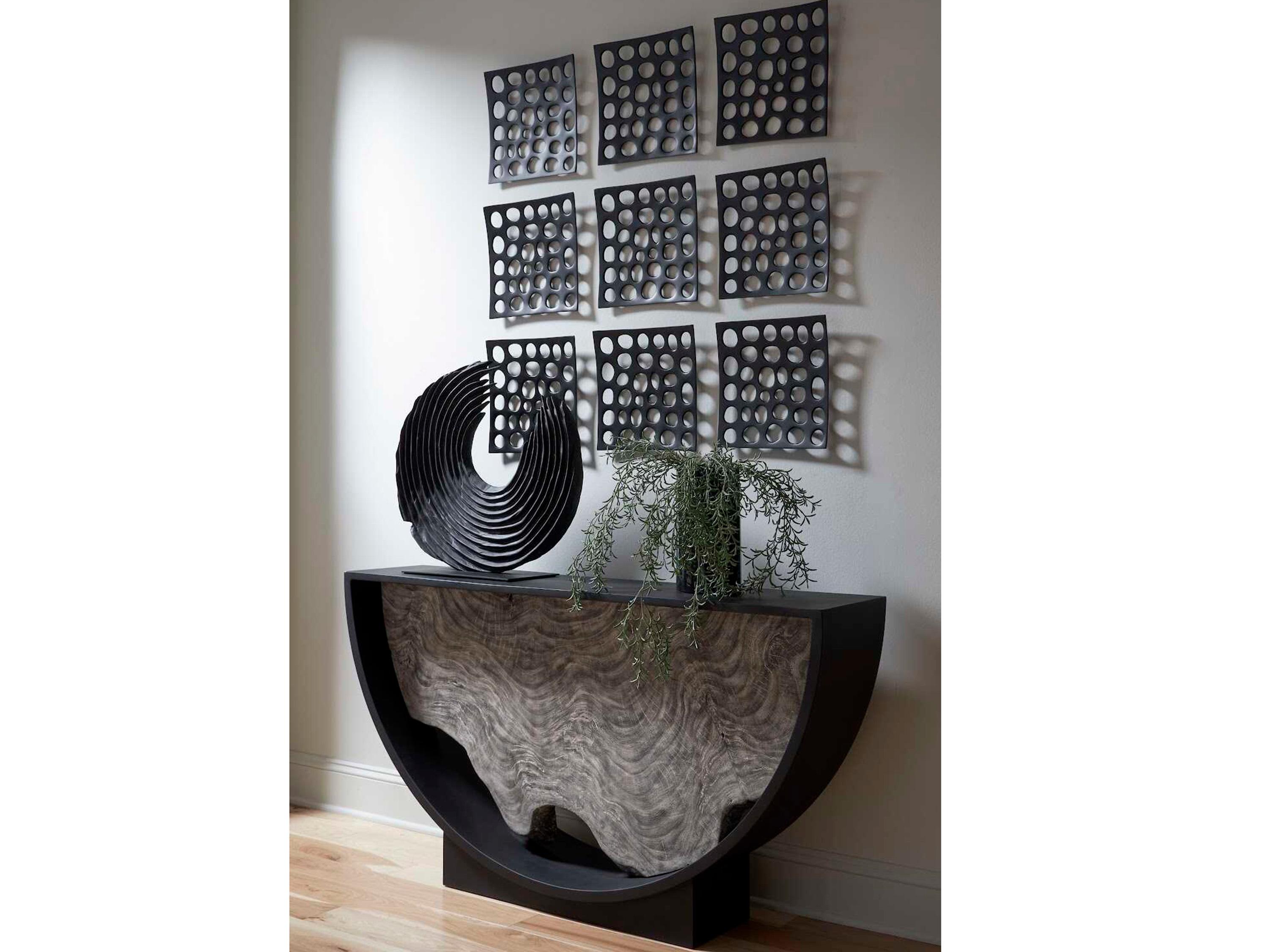 Phillips Collection Black Polka Dot Wall Tile