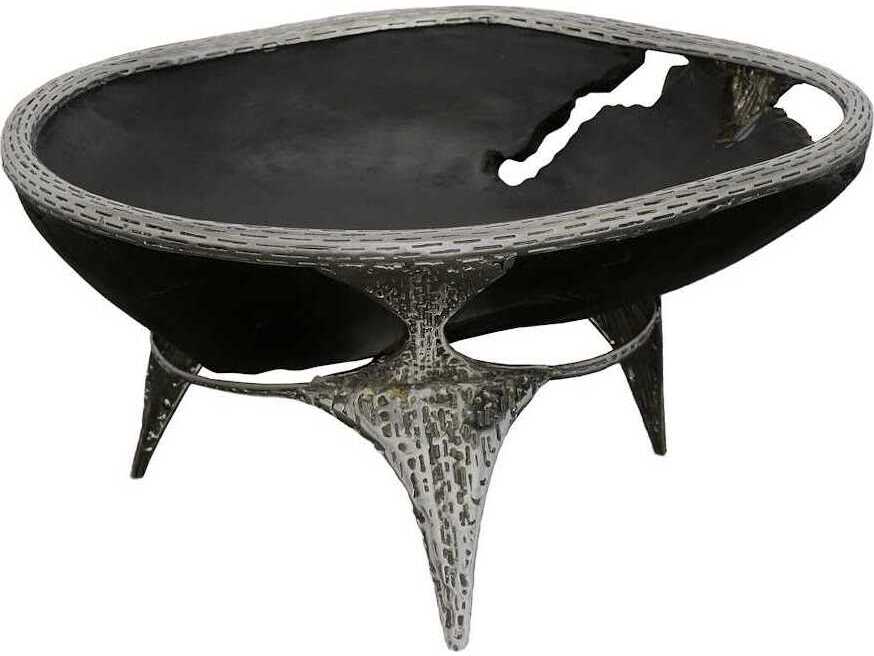 Phillips Collection Black Graven Table Top Bowl