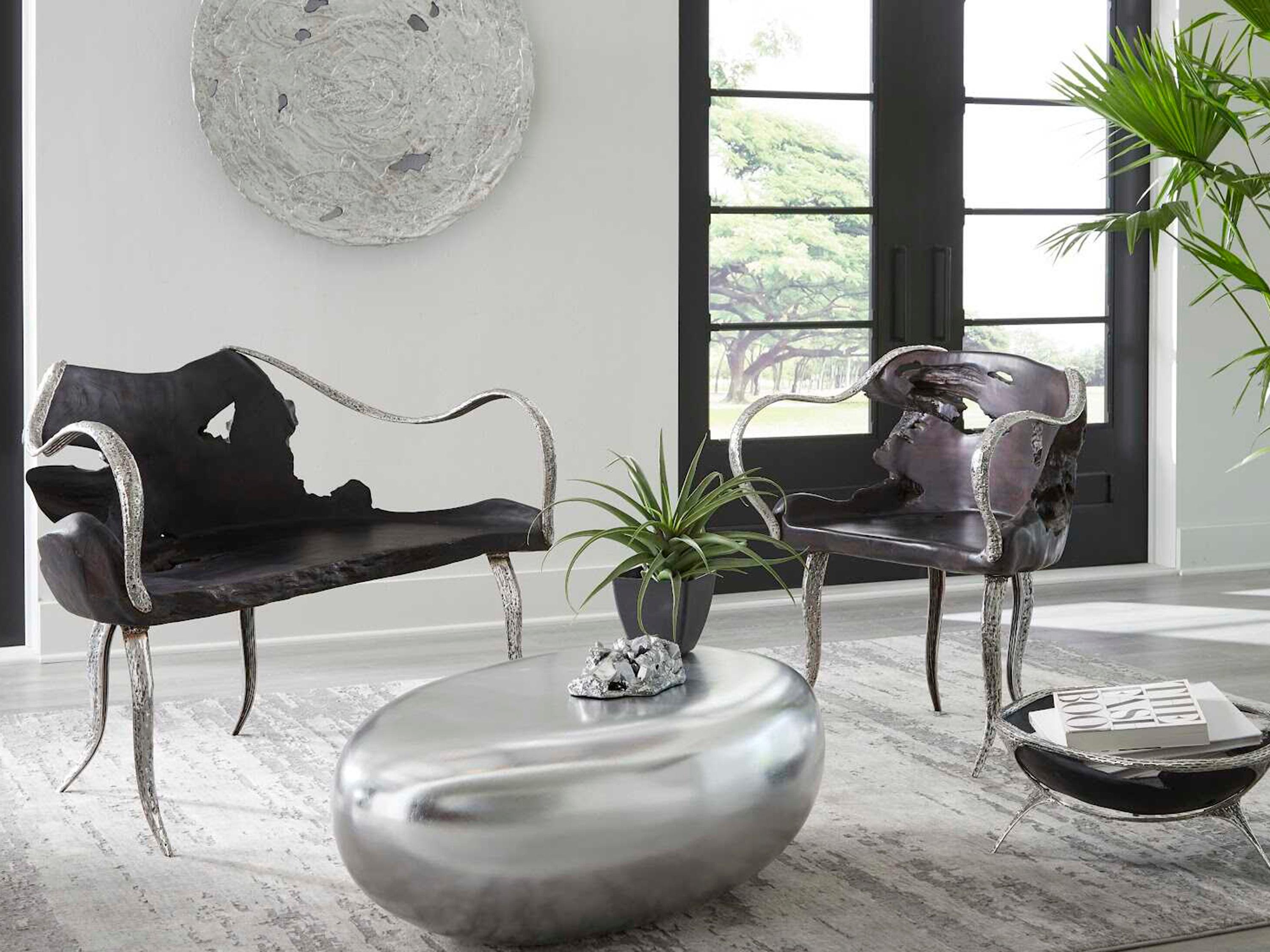 Phillips Collection Black Graven Table Top Bowl