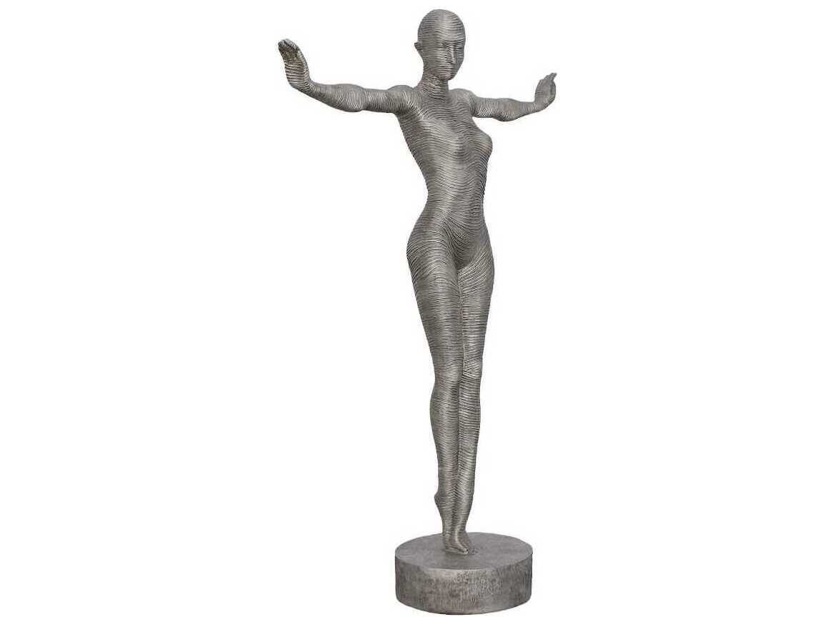 Phillips Collection Silver Outstretched Arms Standing Sculpture